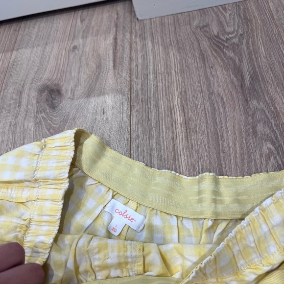 Target Yellow Lace-Trim Cami & Gingham Short Sleep Set - Picture 3 of 4